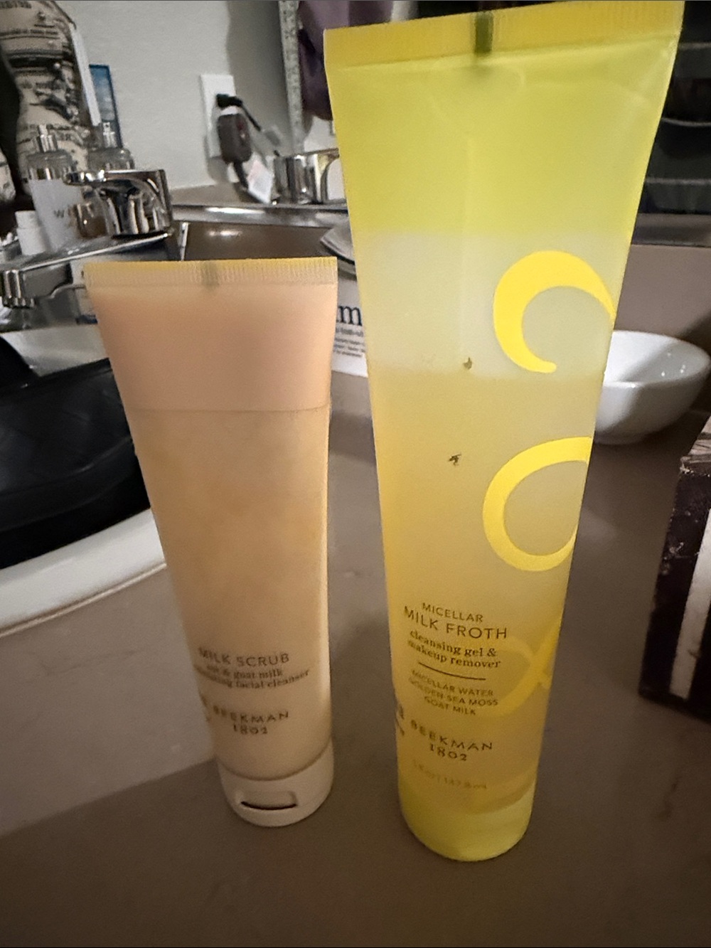 Micellar Milk Froth Cleansing Gel & Milk Scrub